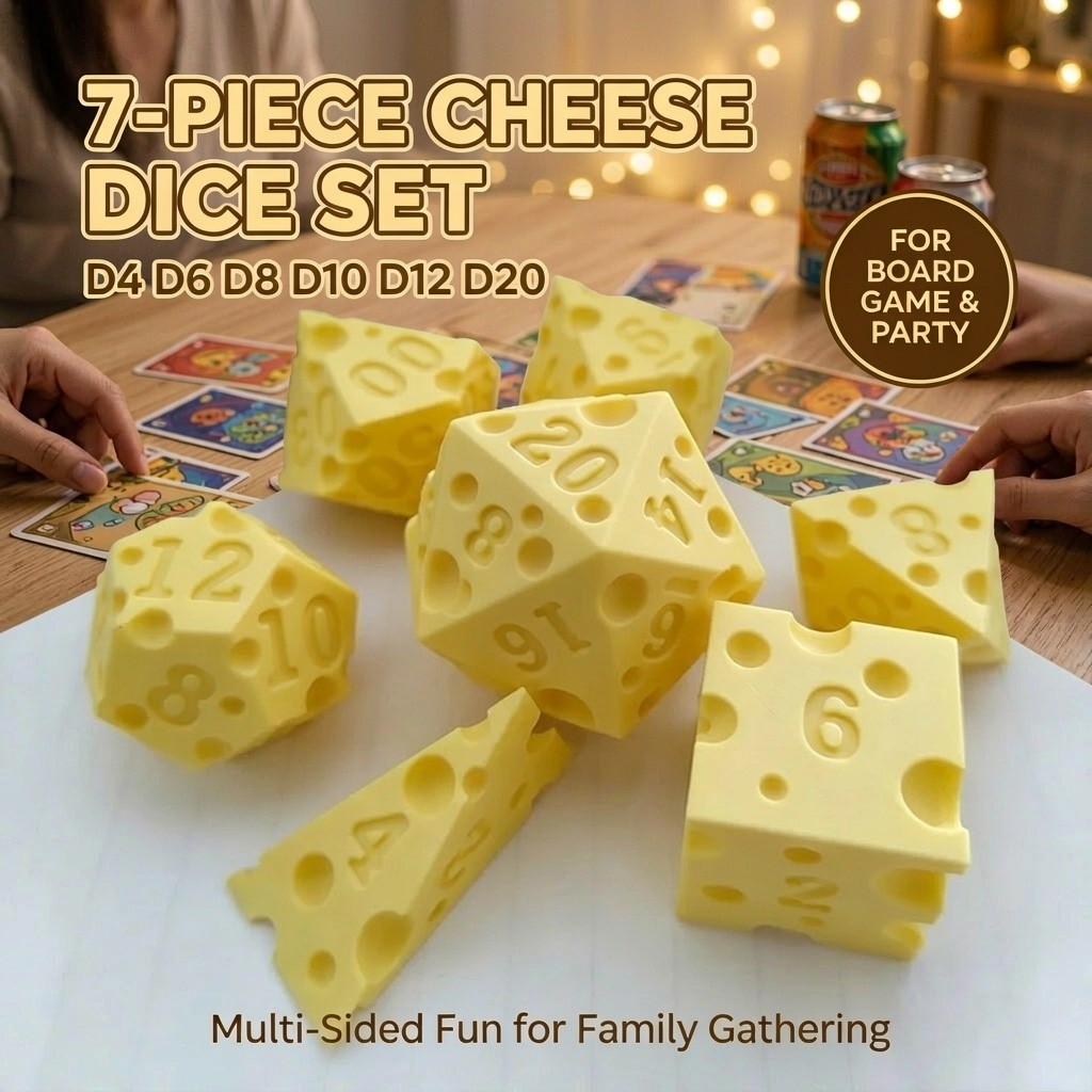 Creative Irregular Cheese Shap - Board Game Live recension och pris
