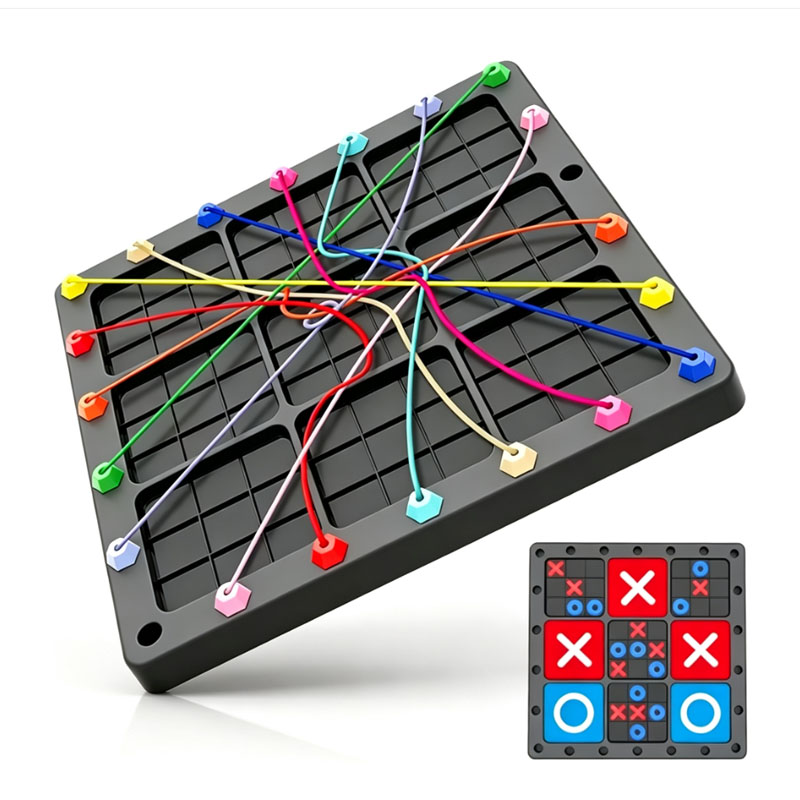 NEW 2 In1 Tic Tac Toe Board Ga - Strategy Board Game recension och pris