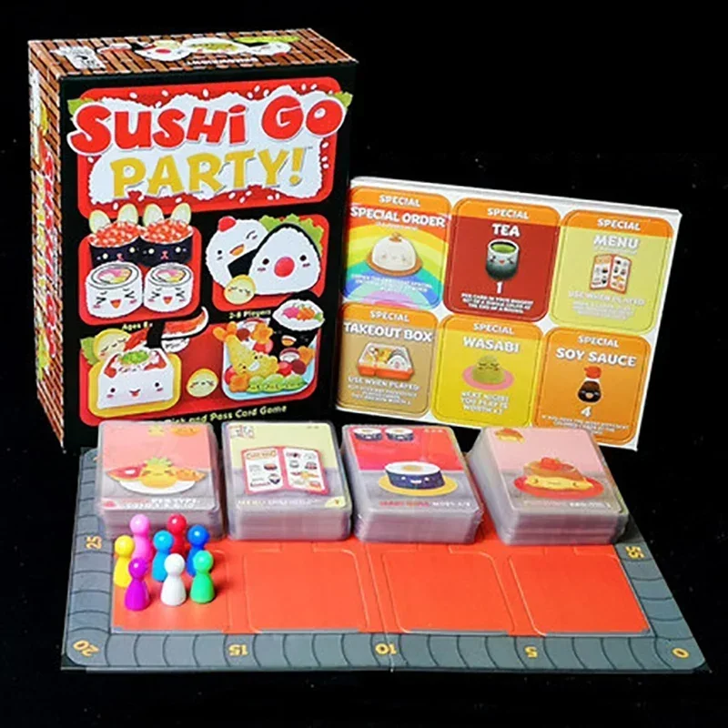 Sushi Go! & Sushi Go Party Car - Strategy Board Game recension och pris